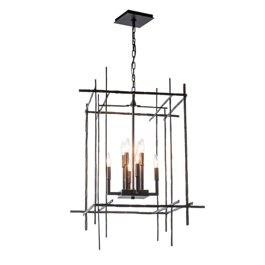 Tura 8-Light Large Chandelier 8-Light in Oil Rubbed Bronze