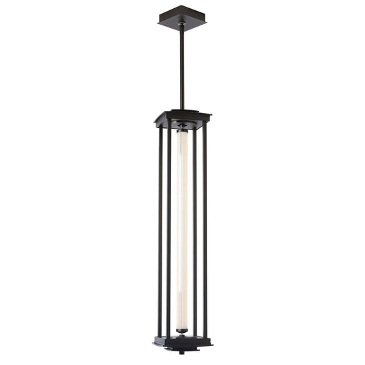 Athena 1-Light Large LED Lantern LED Clear Glass (ZM) in Oil Rubbed Bronze