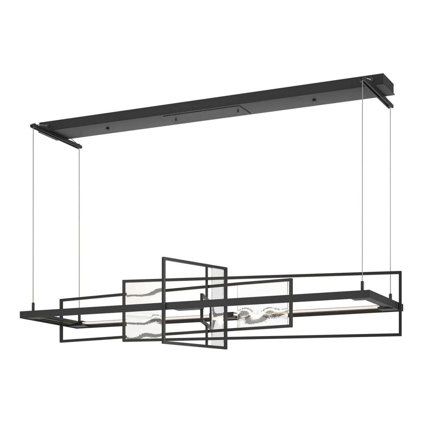 Summer LED Pendant Aqualite Glass LED in Black