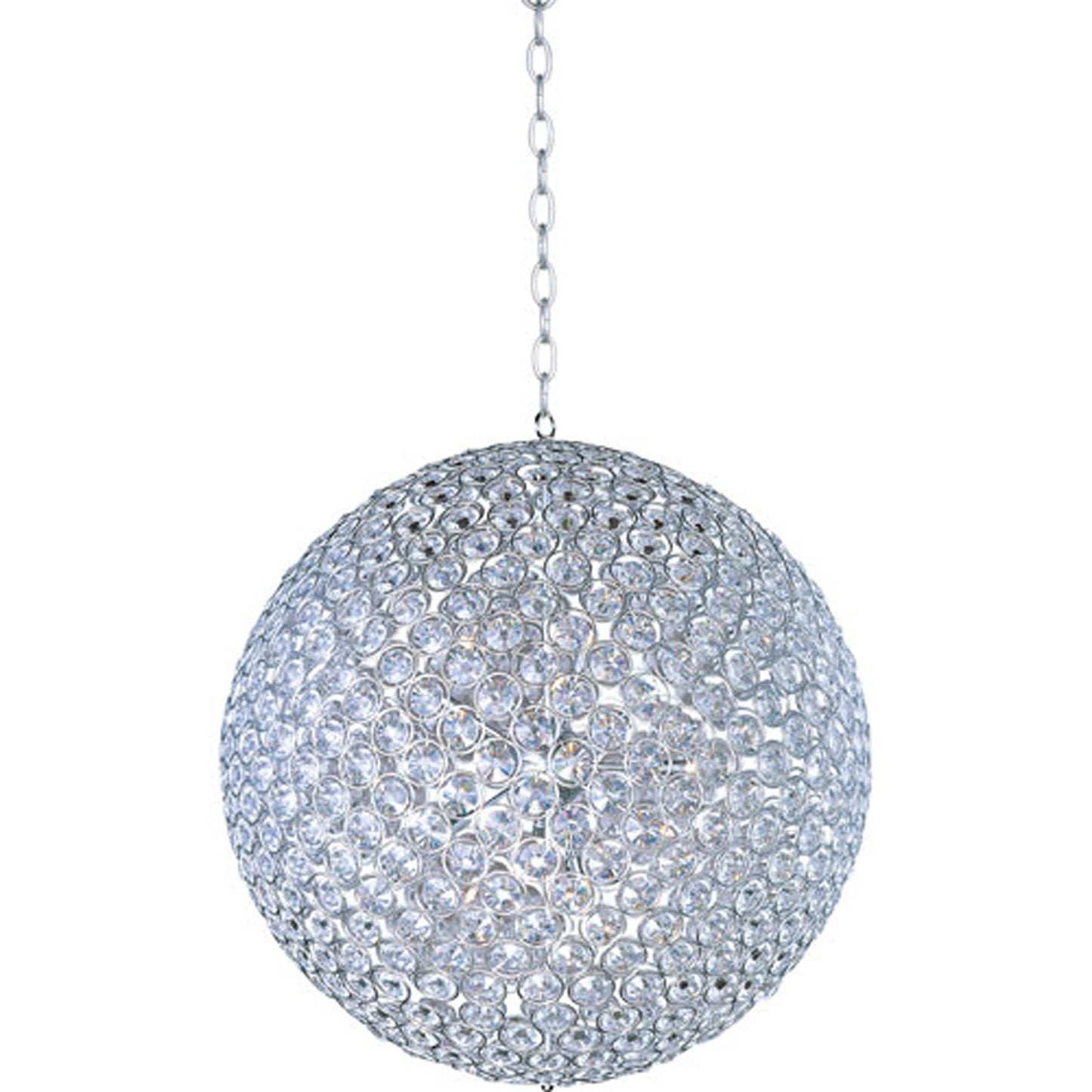 Polished Chrome Fifteen-Light Pendant