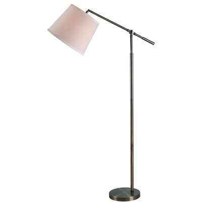 Robert Abbey Real Simple Matte Black Boom Floor Lamp