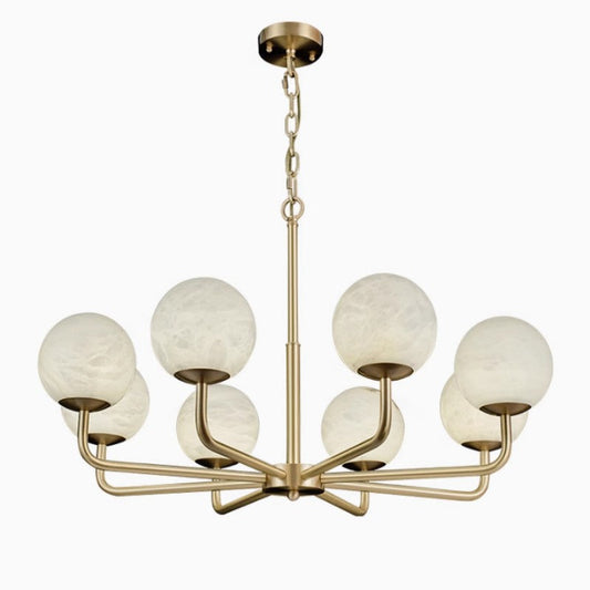 Alabaster Celestia Chandelier