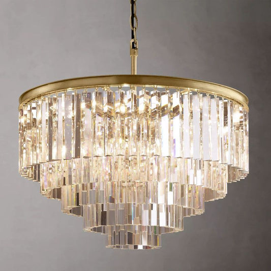 Ryalin Round Glass Chandelier 32"