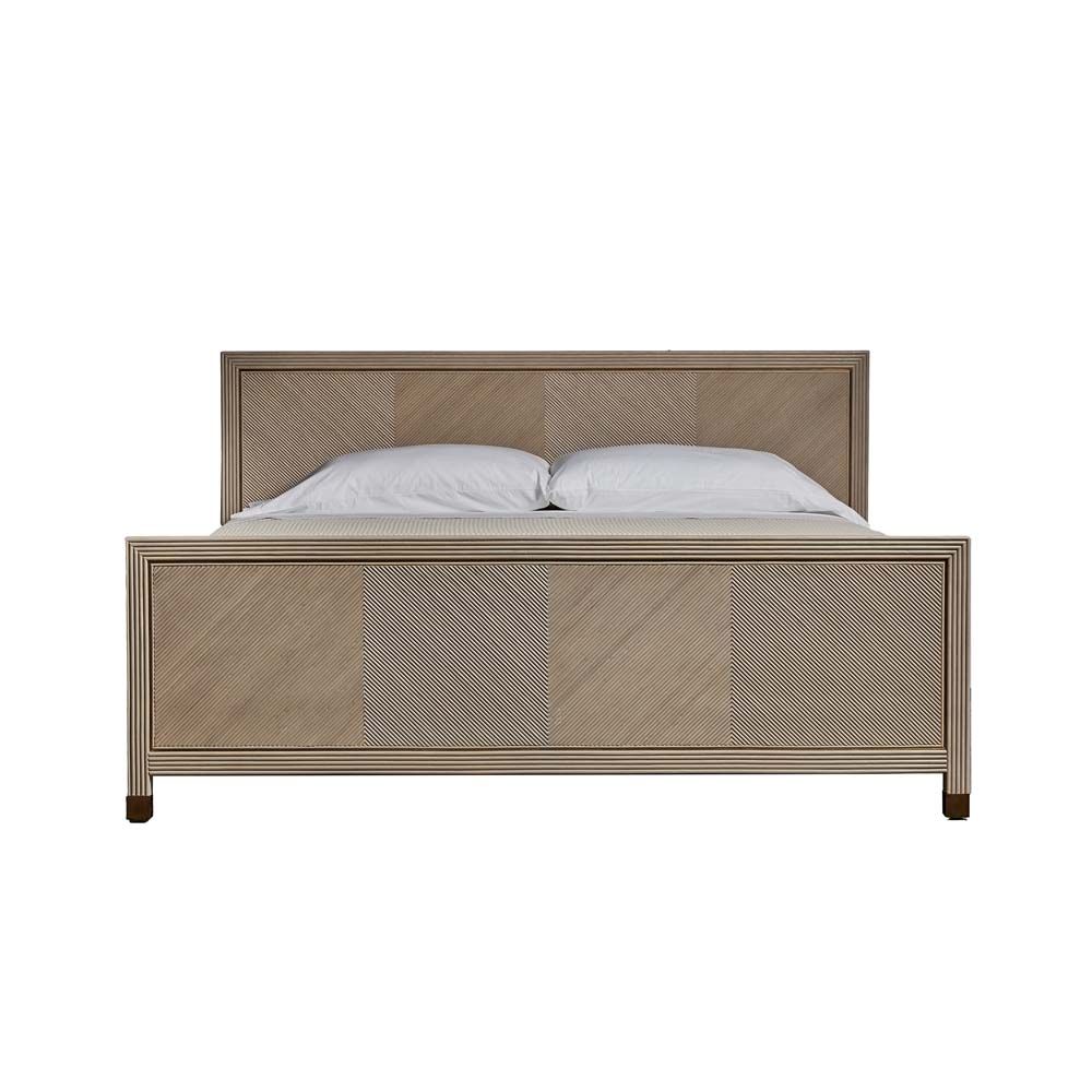 Interlude Jensen Grey Wash King Bed