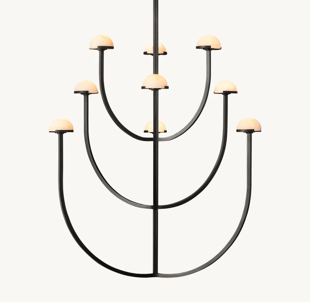 Pedra Round Chandelier 40"