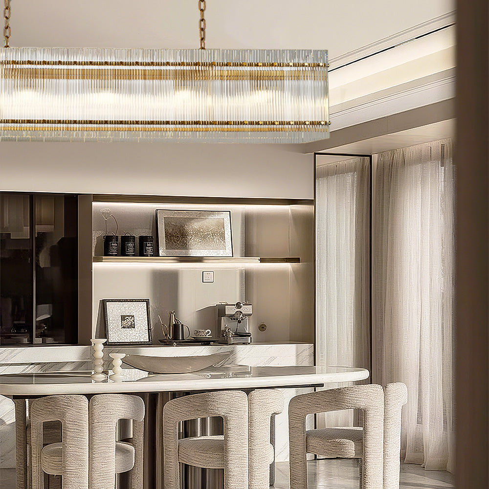 San Marco Rectangular Chandelier 54"