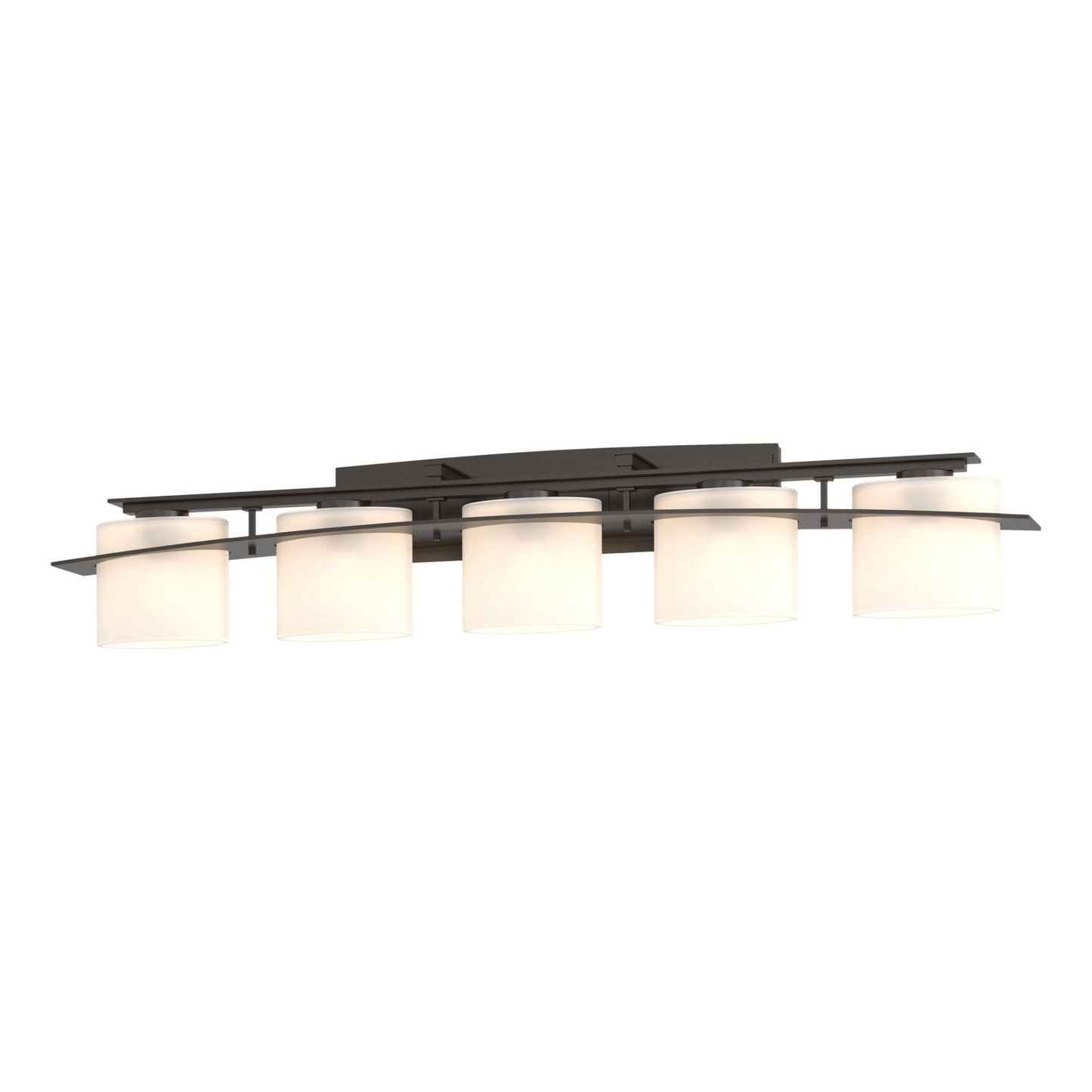 Arc Ellipse 5 Light Sconce 5-Light Opal Glass (GG) in Oil Rubbed Bronze