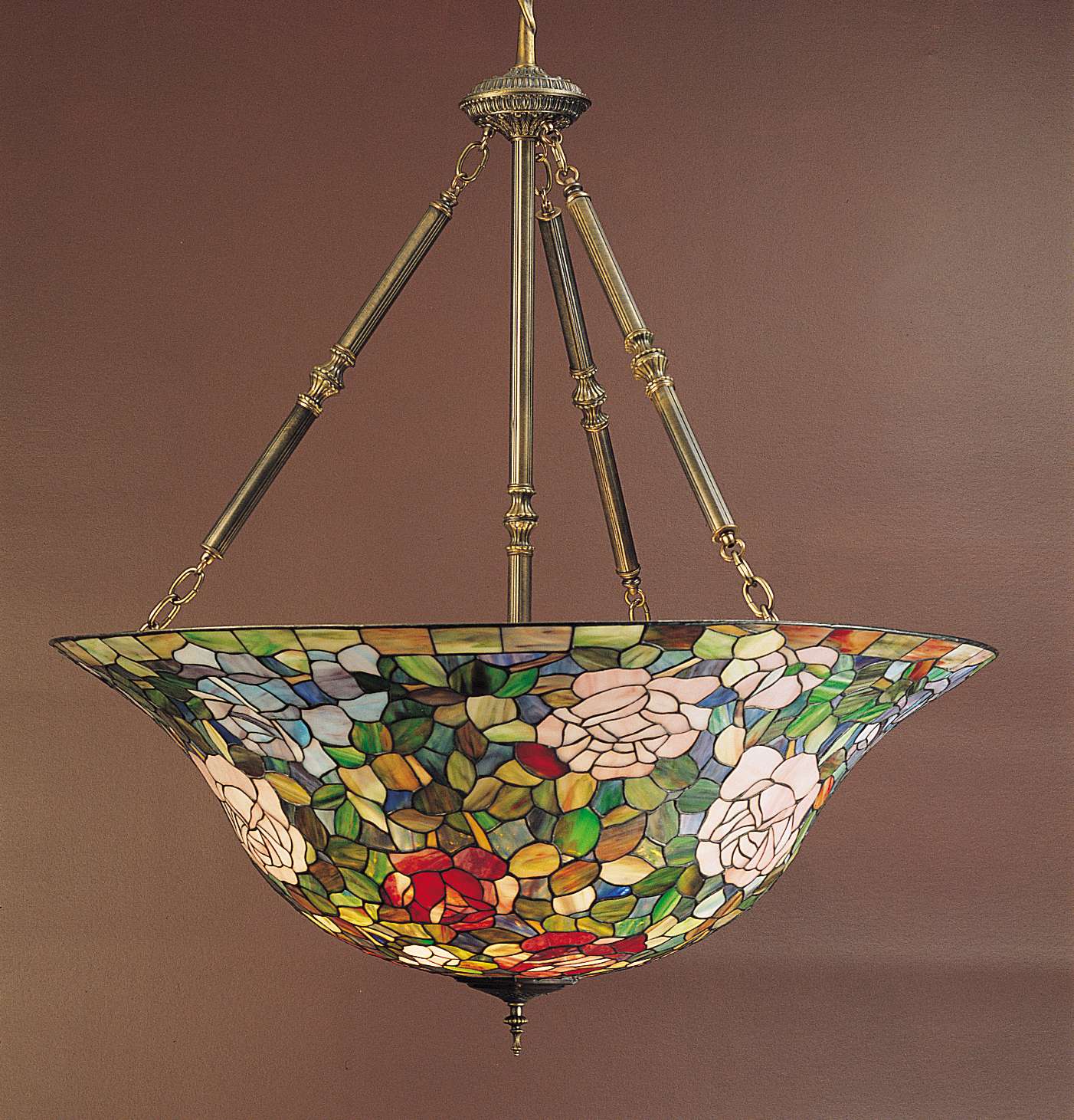 5 Light 38" Wide Pendant with Handmade Shade