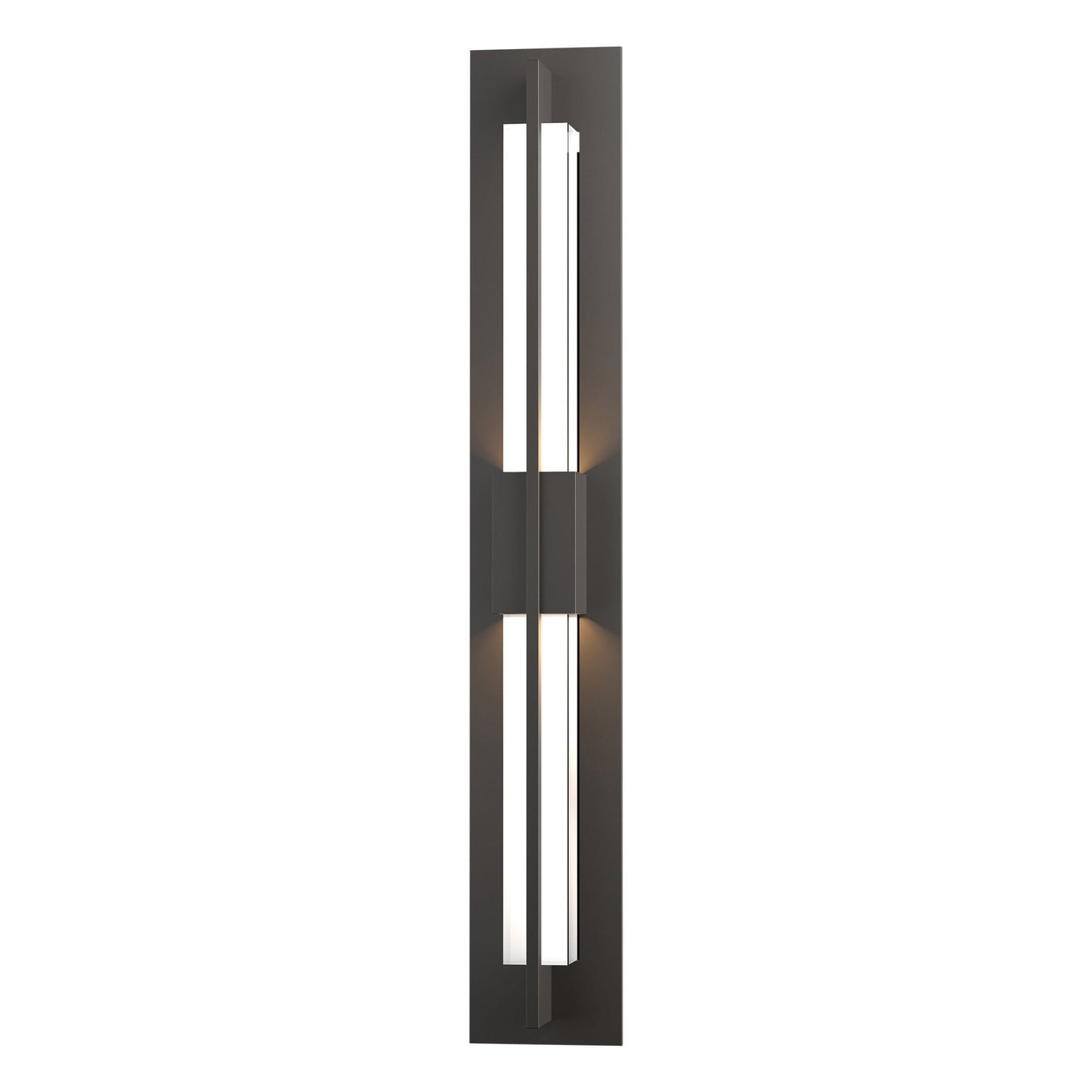 Double Axis LED Outdoor Sconce LED Clear Glass (ZM) in Coastal Oil Rubbed Bronze