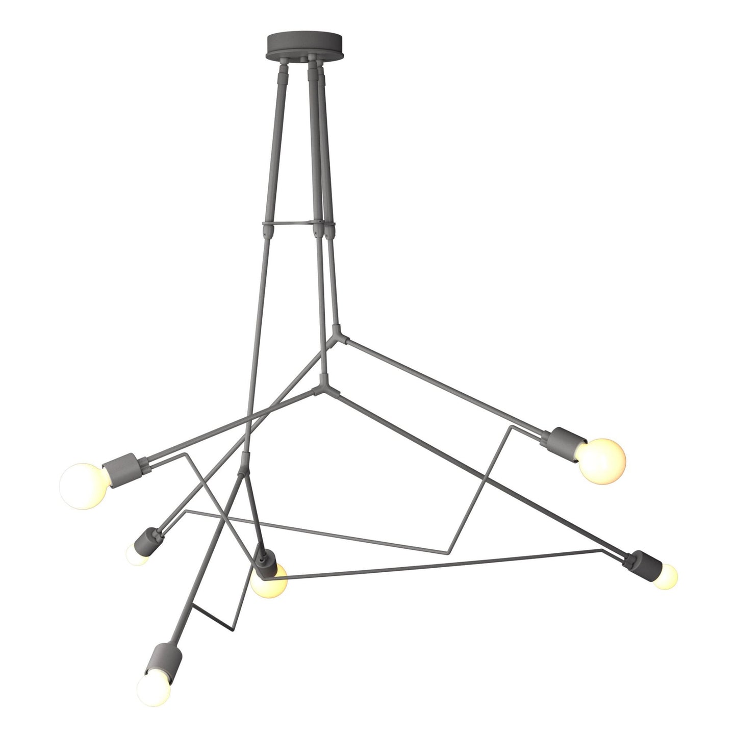 Divergence Outdoor Pendant 6-Light in Coastal Burnished Steel
