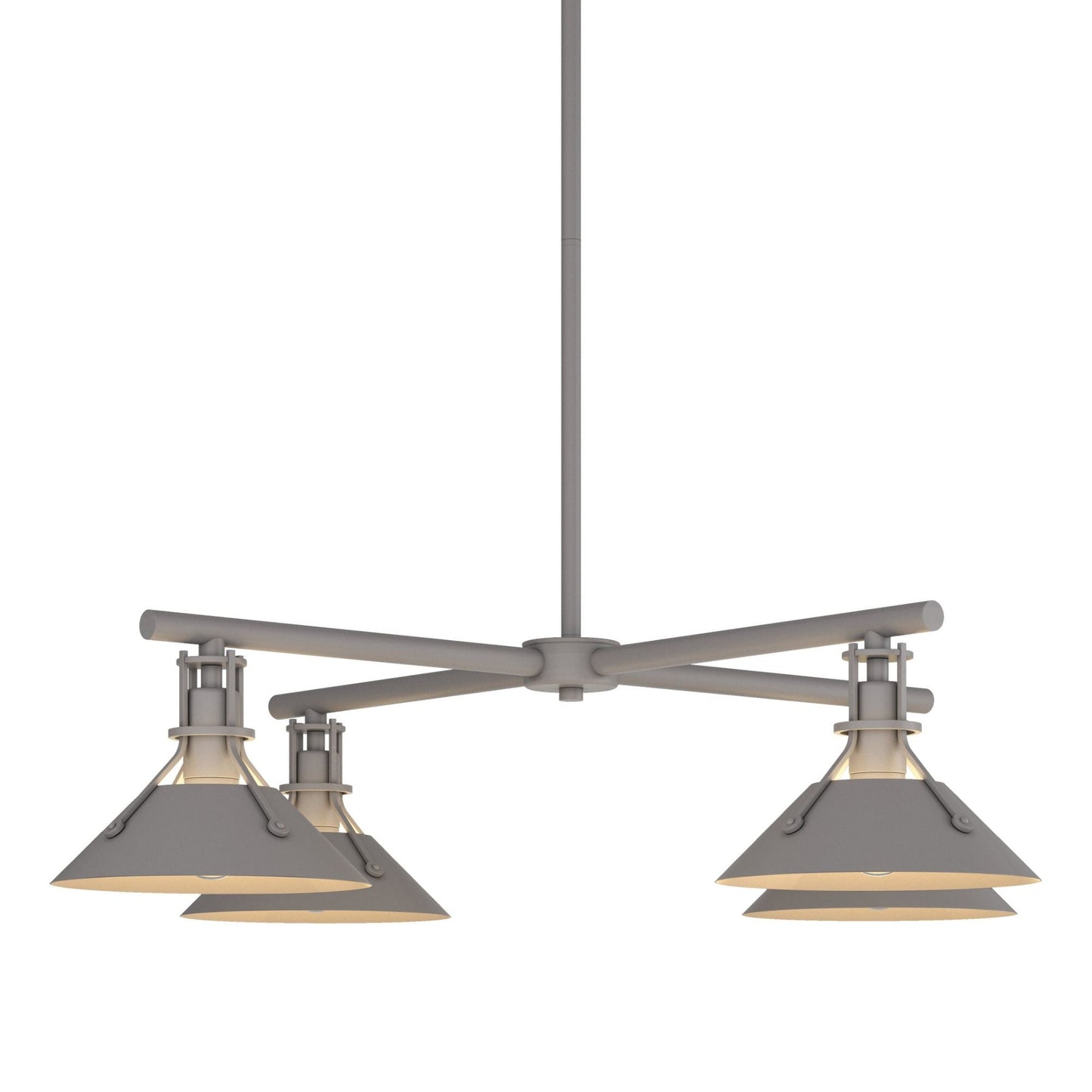 Henry Outdoor 4-Light Pendant 4-Light in Coastal Burnished Steel