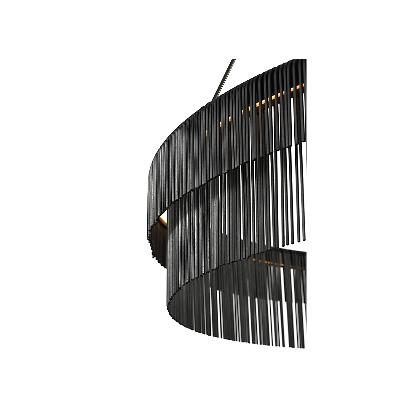 Differo 40" Layered Ring Chandelier