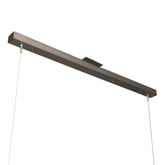 Coral LED Pendant Sterling Accent LED in Dark Smoke