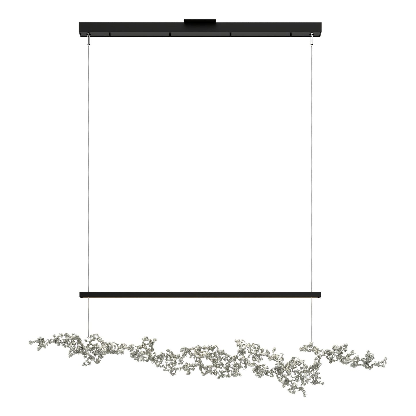 Coral LED Pendant Sterling Accent LED in Black