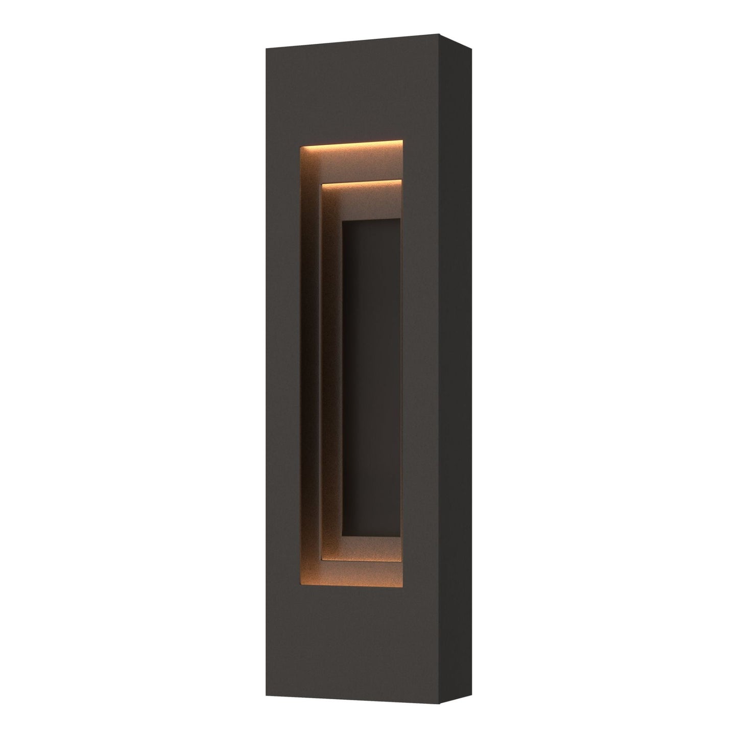 Procession Small Outdoor Sconce 2-Light Coastal Black Accent in Coastal Oil Rubbed Bronze