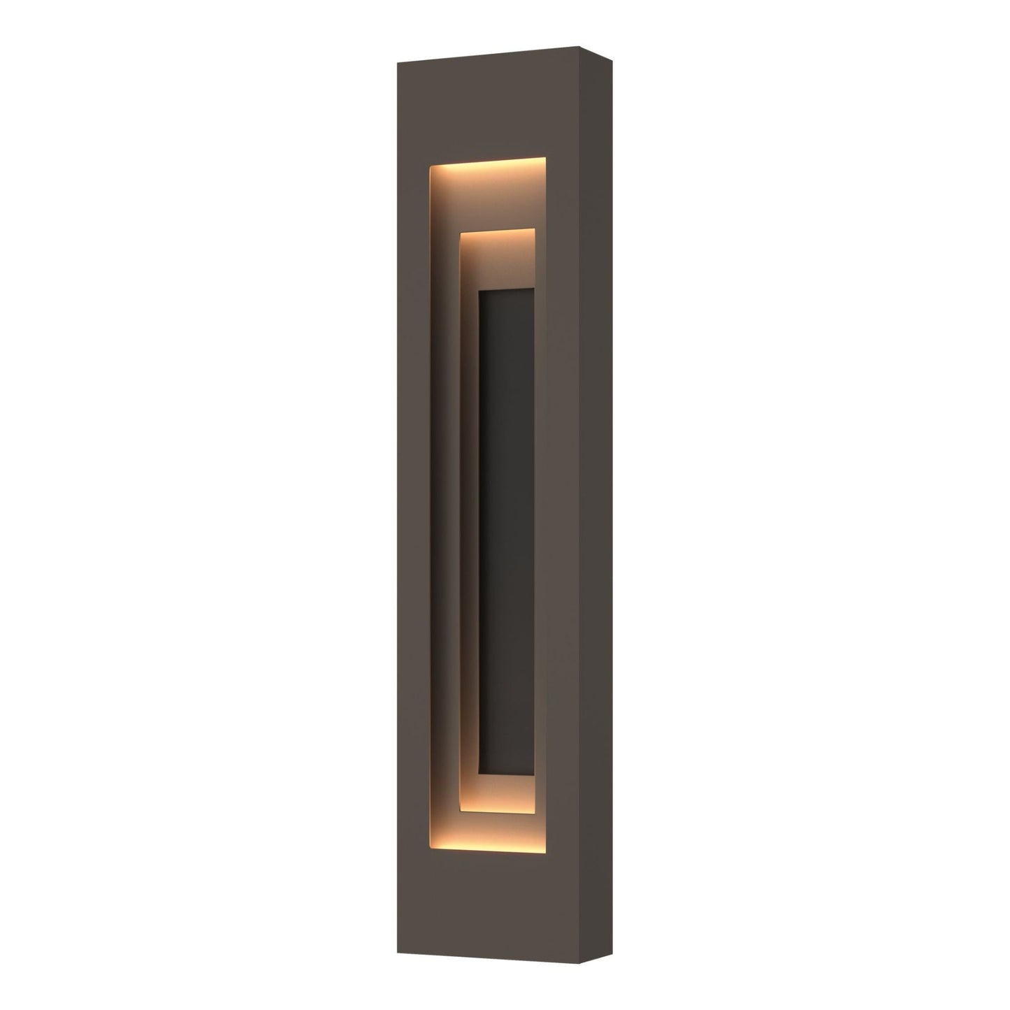 Procession Large Outdoor Sconce 2-Light Coastal Black Accent in Coastal Dark Smoke