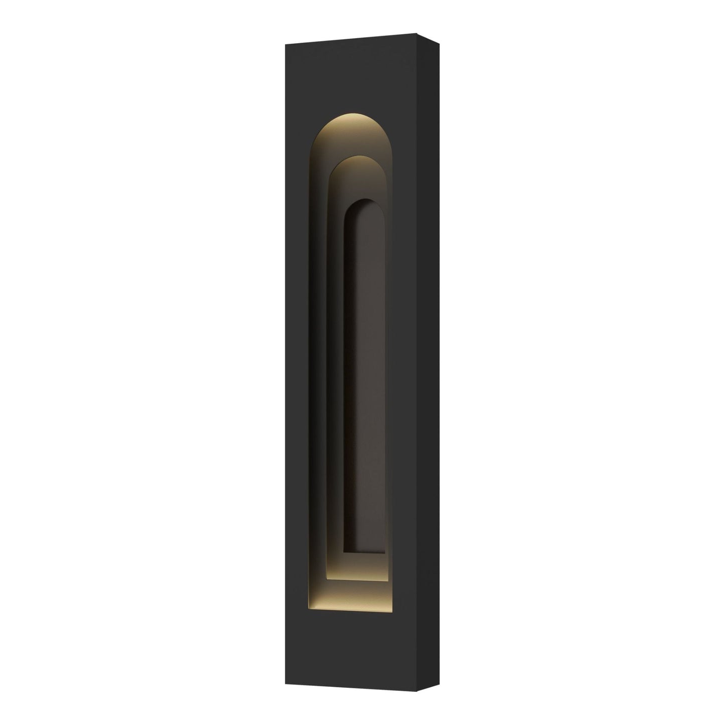 Procession Arch Large Outdoor Sconce 2-Light Coastal Oil Rubbed Bronze Accent in Coastal Black