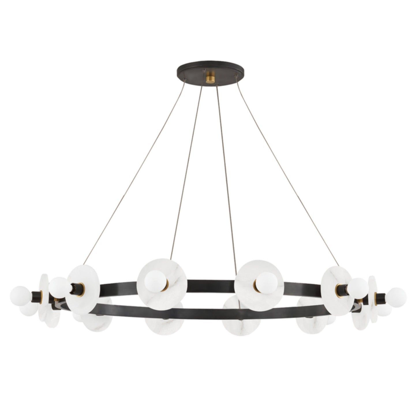 Austen 12-Light Chandelier in Aged Old Bronze 40L x 40W x 18H