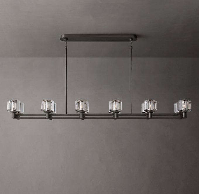 Demarett Dual Linear Chandelier 72"