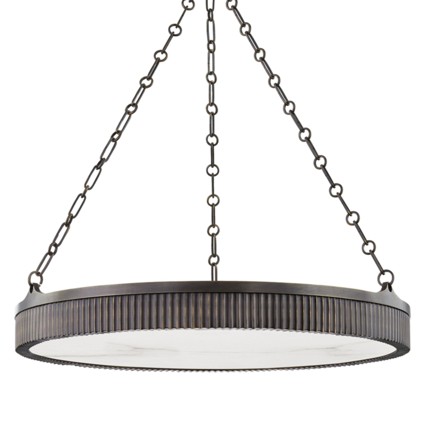 Lynden 8-Light Chandelier in Distressed Bronze 30L x 30W x 4.25H