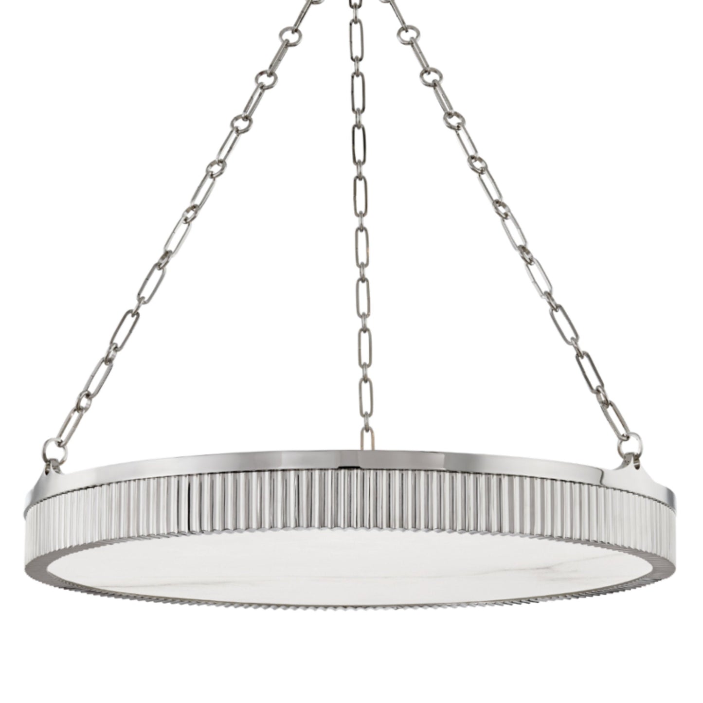 Lynden 8-Light Chandelier in Polished Nickel 30L x 30W x 4.25H