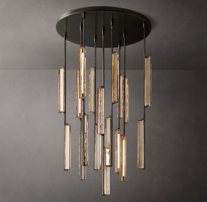 Audubon Crystal Round Chandelier 40"