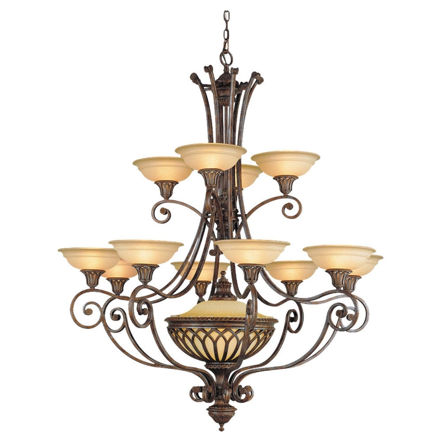 Feiss Stirling Castle Two-Tier Chandelier