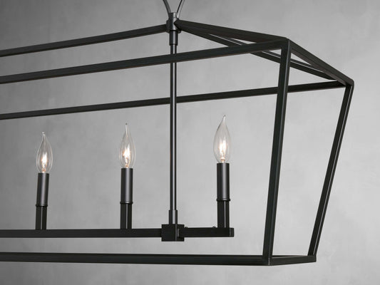 Garnet Rectangular Chandelier