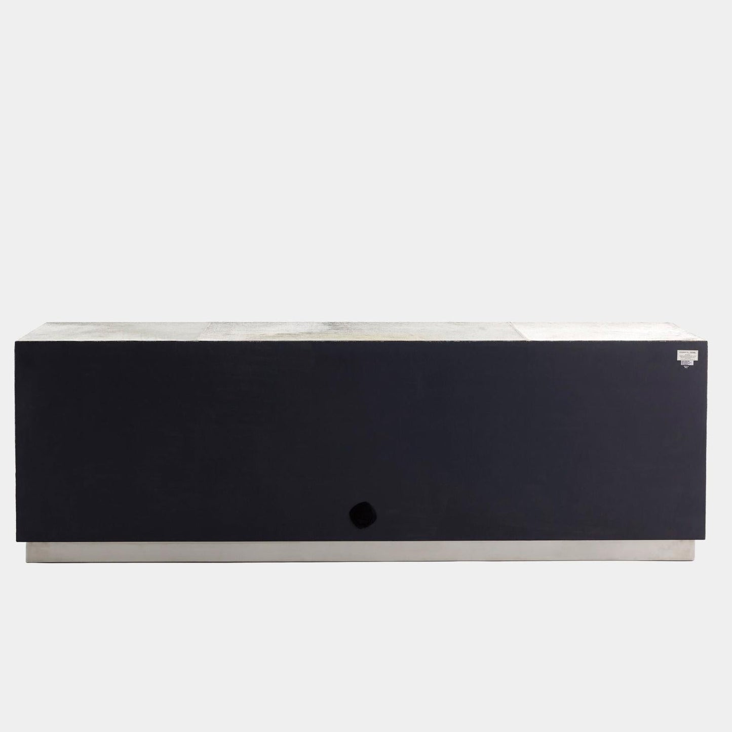Global Views Metro Long Gray Hair on Hide Cabinet