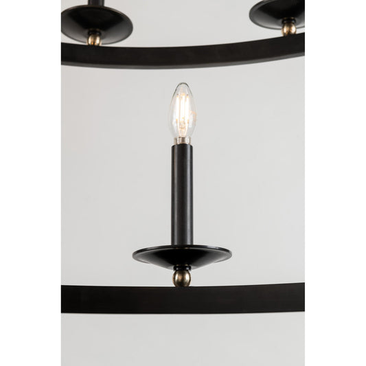 Allendale 6-Light Chandelier in Aged Old Bronze 35.75L x 35.75W x 29.75H