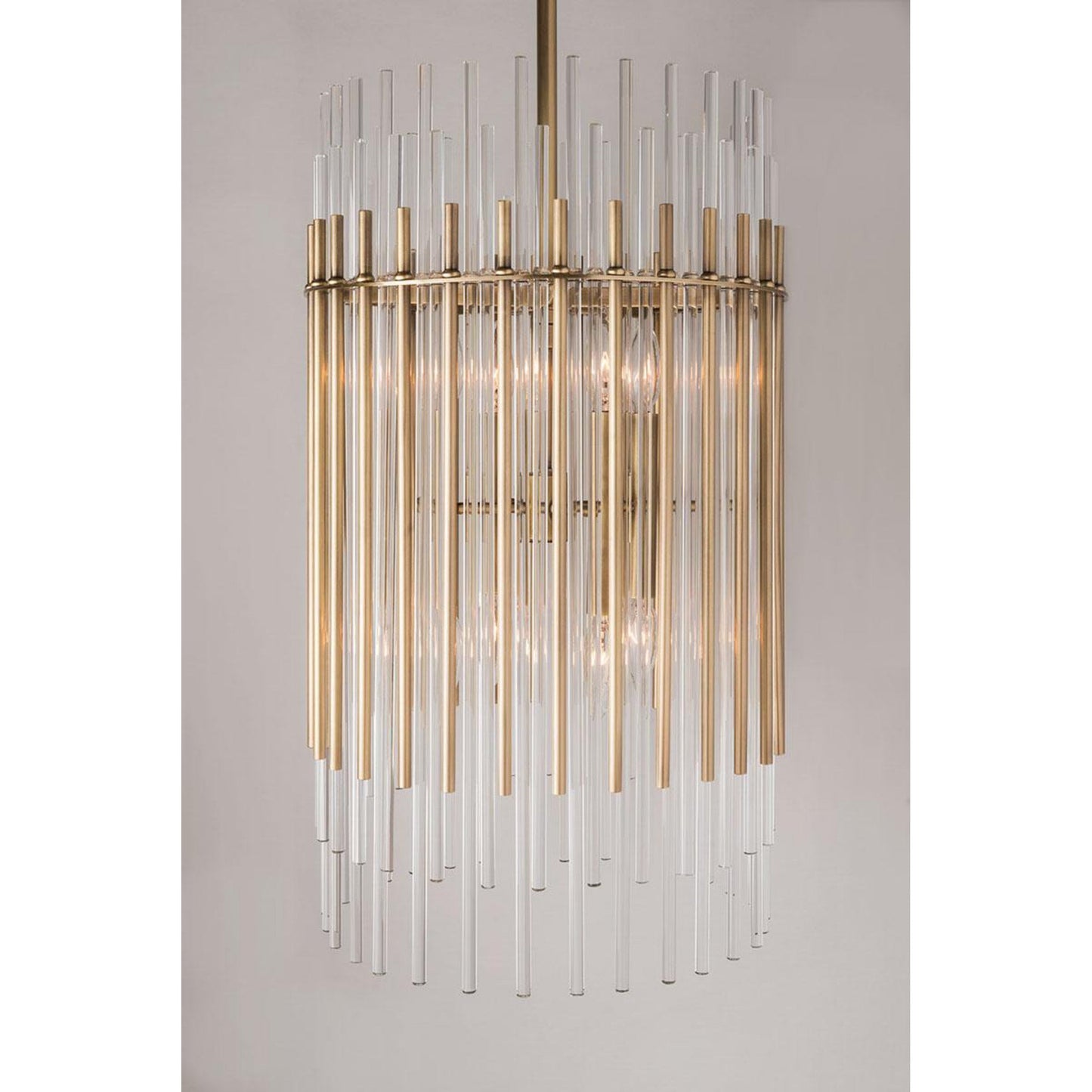 Wallis 10-Light Chandelier in Polished Nickel 20.75L x 20.75W x 30.75H