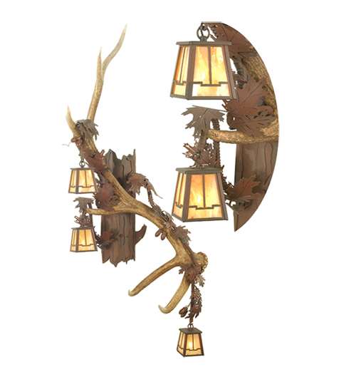 Three Light Up / Down Lighting Right Facing Wall Sconce from the Elk collection