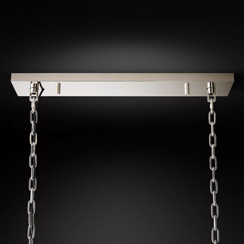 1920s Odem Rectangular Chandelier 40"