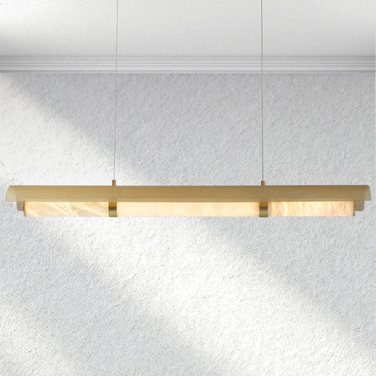 Furnio Mirage Alabaster Linear Chandelier