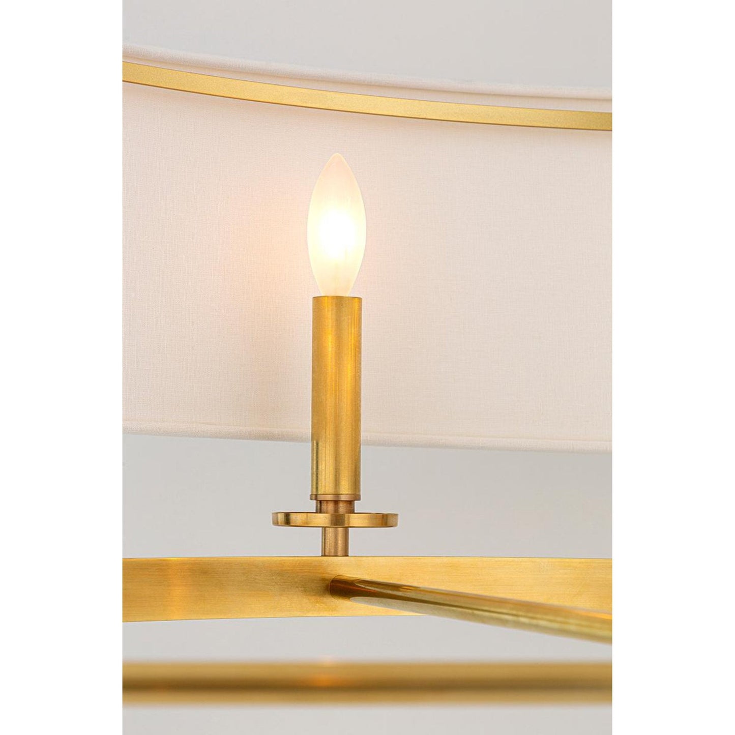 Durham 6-Light Chandelier in Polished Nickel 30.75L x 30.75W x 12H