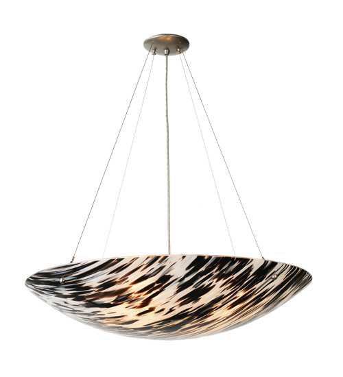 4 Light 30" Wide Pendant with Handmade Shade