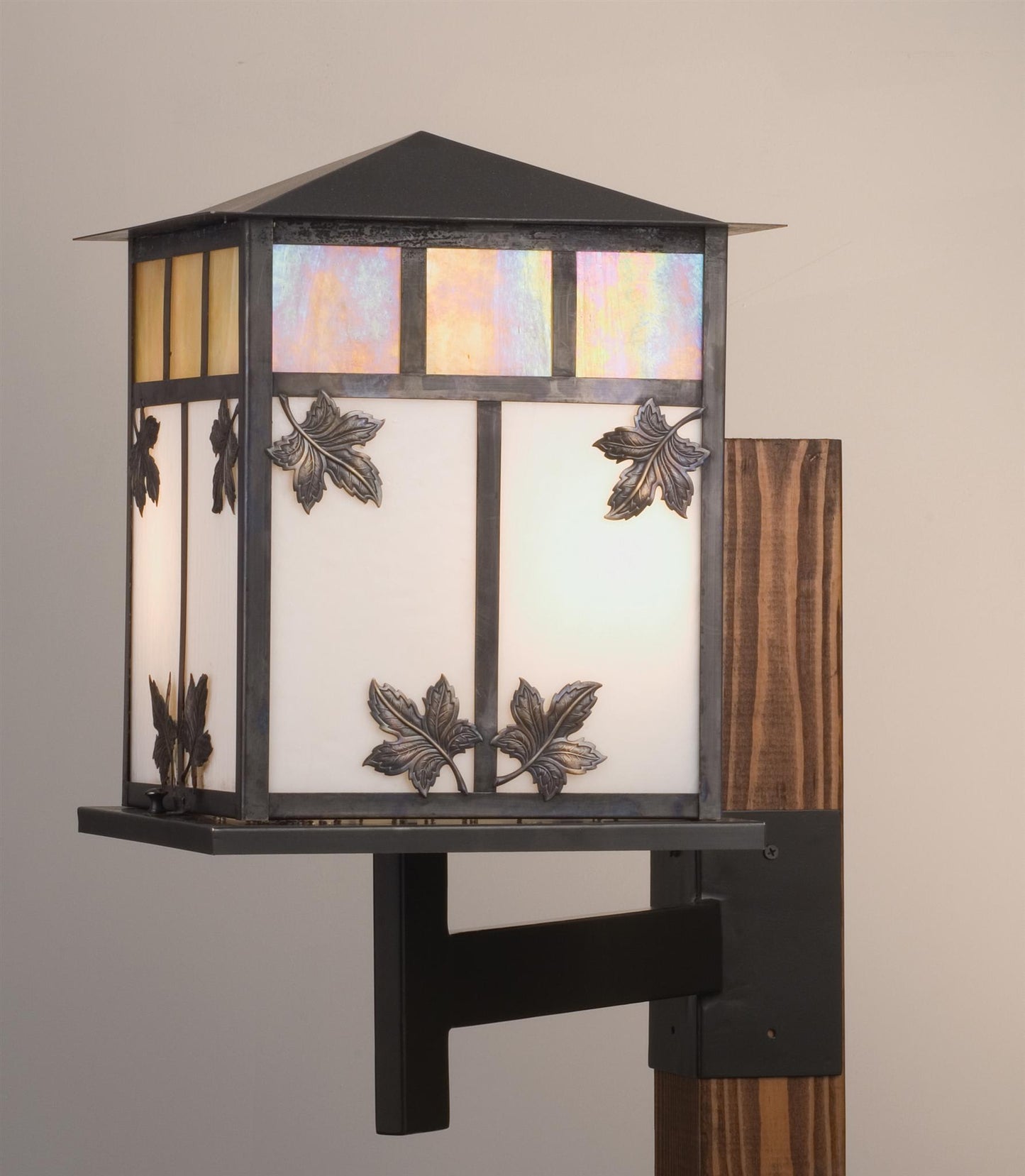 16" Wide 2 Light Wall Sconce with Art Glass Shade