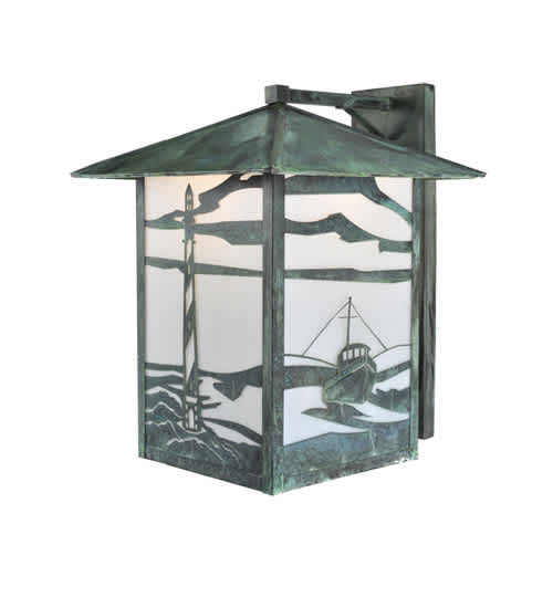 Single Light Down Lighting Outdoor Wall Sconce from the Trawler Collection