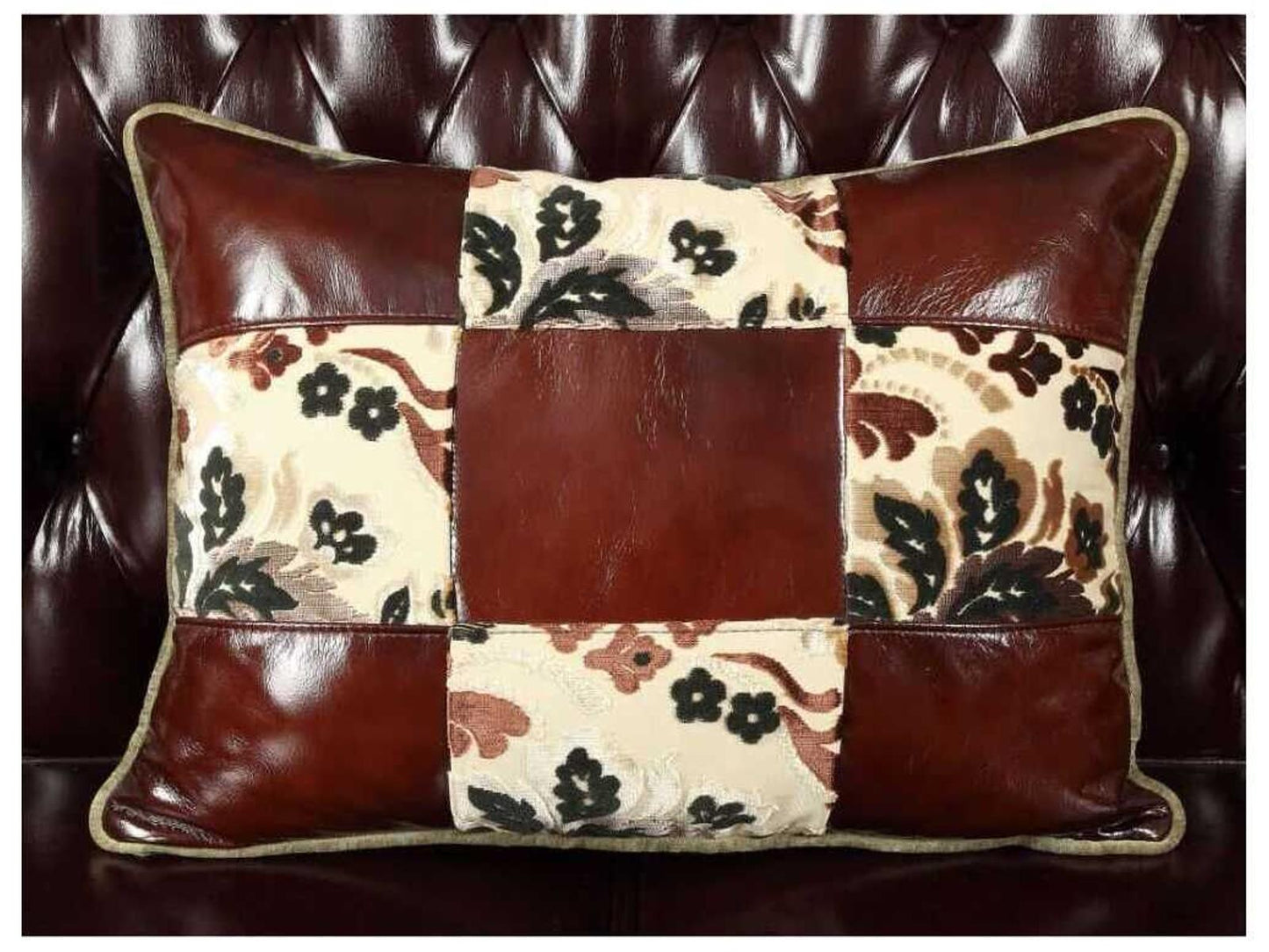 Forsythia Brown Leather Sofa