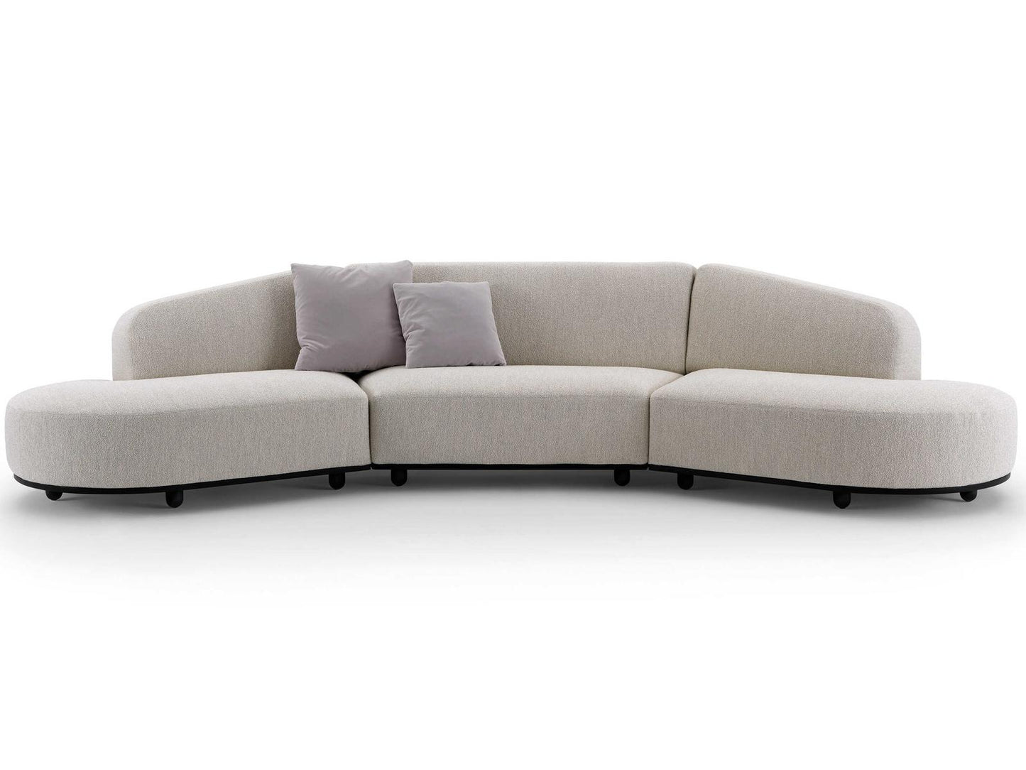 Arcolor 4-Piece Trapezoid Modular Fabric Sectional Sofa by Jaime Hayon