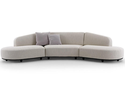 Arcolor 4-Piece Trapezoid Modular Fabric Sectional Sofa by Jaime Hayon