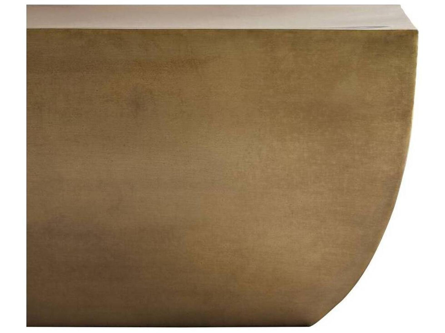 Rectangular Metal Antique Brass Caroline Coffee Table