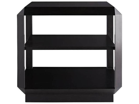 Dani Side Table in Ebony Walnut Wood