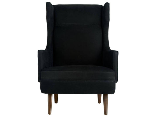 Black Velvet Accent Chair