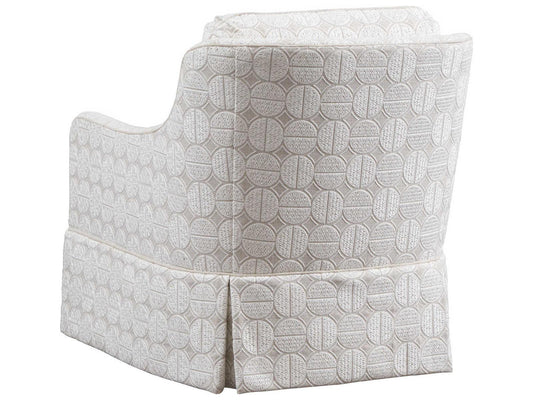 Salt Creek Swivel Accent Chair with Ultra Down and Blend Down Cushions