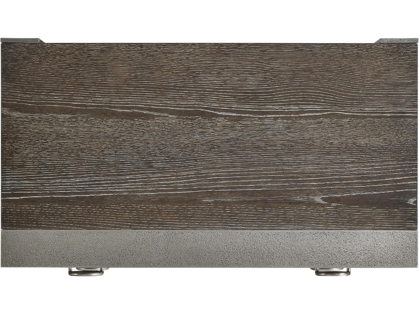 Interiors Dixon 2-Drawer Nightstand in Weathered Charcoal and Graphite