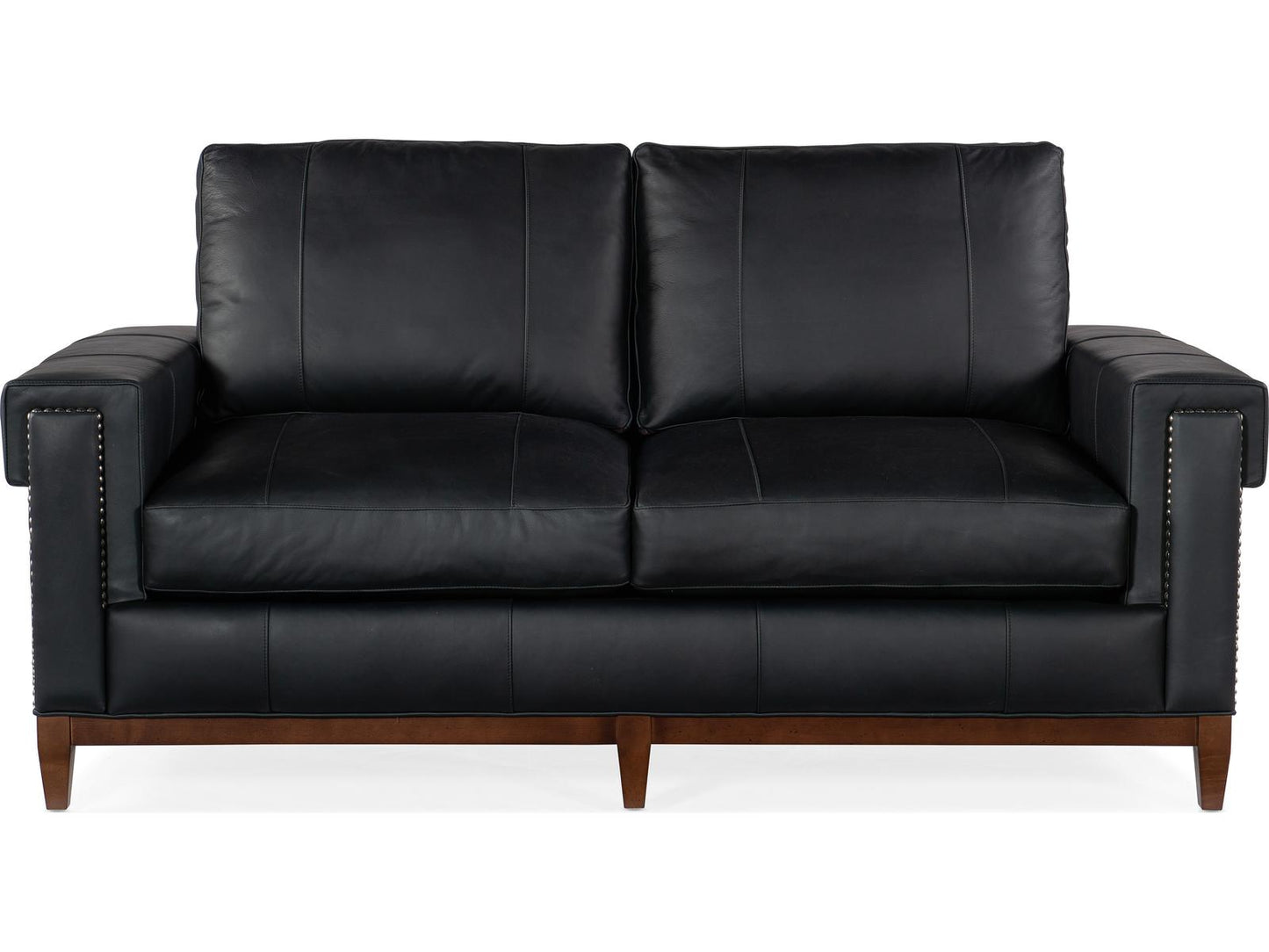 Noah Studio 2-Seat Stationary Leather Sofa