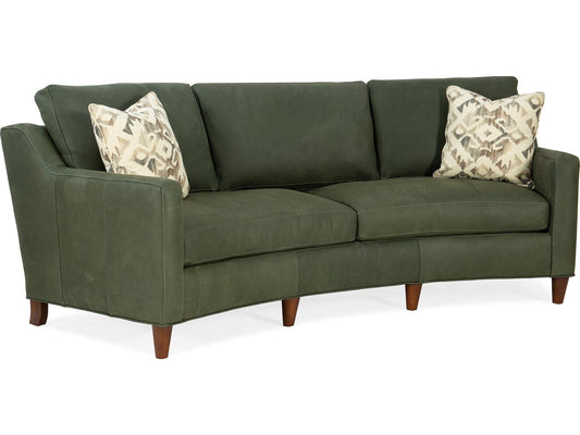 Melville Conversation Sofa 8-Way Hand Tied in Customizable Leather
