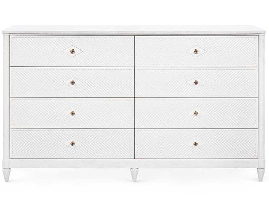 Felicity Oak Wood Double Dresser