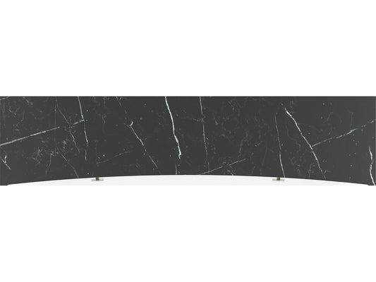 Classic Noir Sideboard in Almost Black with Black Marble Top